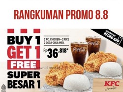 Catat! Ini Promo Kuliner 8.8 di Medan Hari ini, KFC hingga Kopi Kenangan