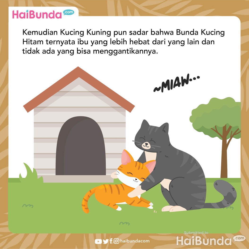 Cerita Fabel: Kucing Hitam Bunda Perkasa