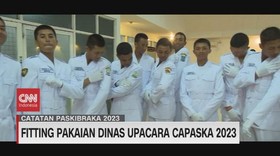 VIDEO: Fitting Pakaian Dinas Upacara Capaska 2023