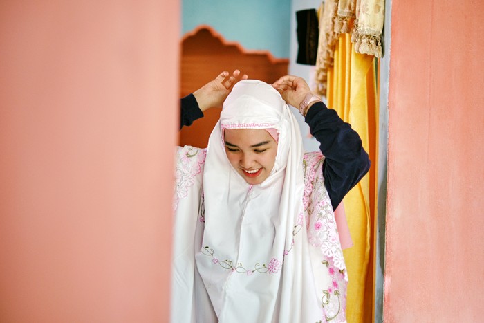 ilustrasi salat berdoa