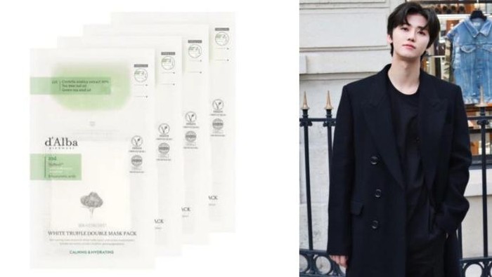 d'Alba White Truffle Sheet Mask, Masker Kaya Nutrisi yang Direkomendasikan Jaemin NCT