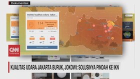 VIDEO: Kualitas Udara Jakarta Buruk, Jokowi: Solusinya Pindah ke IKN
