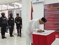 Eks Pimpinan JAD Jatim Ikrar Setia NKRI di Lapas Nusakambangan