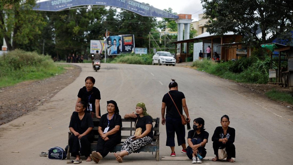 FOTO: Para Puan Prajurit Juga Korban Perang Etnis di Manipur India