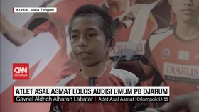 VIDEO: Atlet Asal Asmat Papua Lolos Audisi Umum PB Djarum