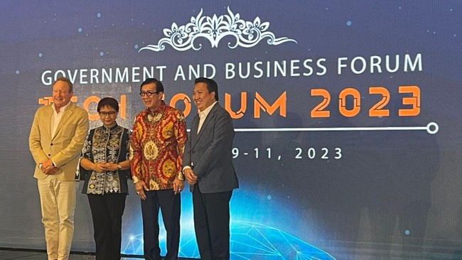 Dalam acara Government and Business Forum (GABF) Tech Forum 2023, CEO PT Adaro Energy Tbk Garibaldi Thohir atau Boy Thohir mengajak pengusaha memerangi TPPO.