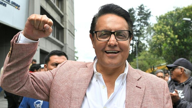 Calon presiden Ekuador, Fernando Villavicencio, tewas usai ditembak saat kampanye pada Rabu (9/8) di Quito.