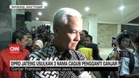 VIDEO: DPRD Jateng Usulkan 3 Nama Cagub Pengganti Ganjar