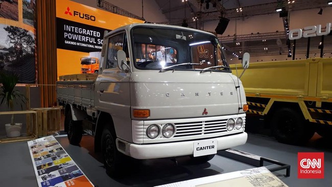 Model yang dipajang yakni Mitsubishi Fuso Canter T91A generasi kedua dari Fuso Canter yang diproduksi 1968-1975 sebagai T90 Series.