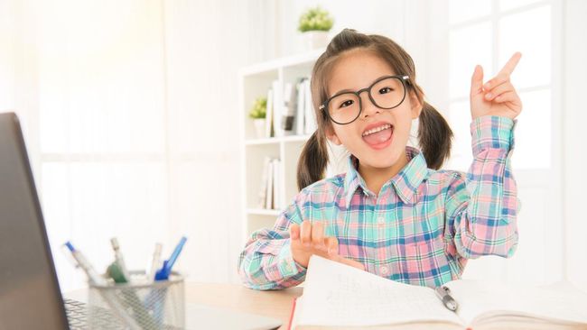 Ilustrasi Mata Minus pada Anak