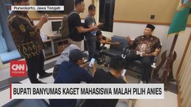 VIDEO: Bupati Banyumas Kaget Mahasiswa Malah Pilih Anies