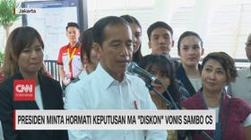 VIDEO: Presiden Minta Hormati Keputusan MA 'Diskon' Vonis Sambo CS