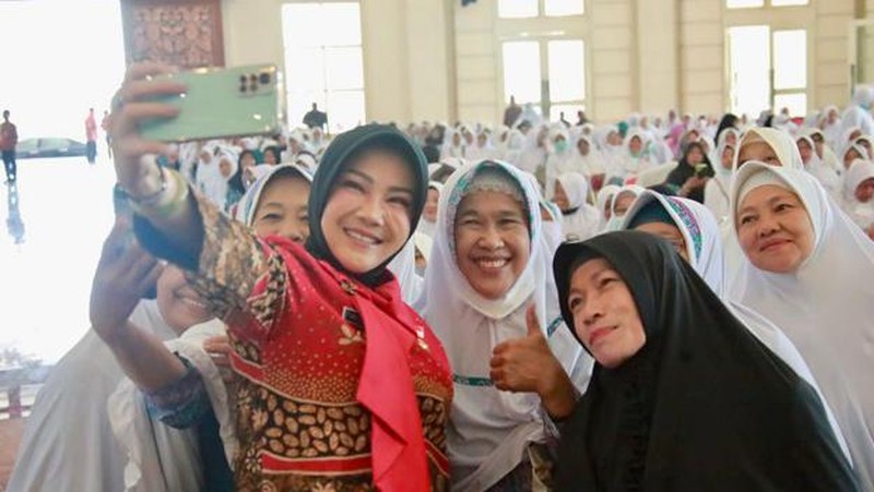 Tasyakuran Jemaah Haji Kabupaten Klaten Tahun 1444H/2023 diselenggarakan di Grha Bung Karno Klaten, Jum'at (11/08/2023).
