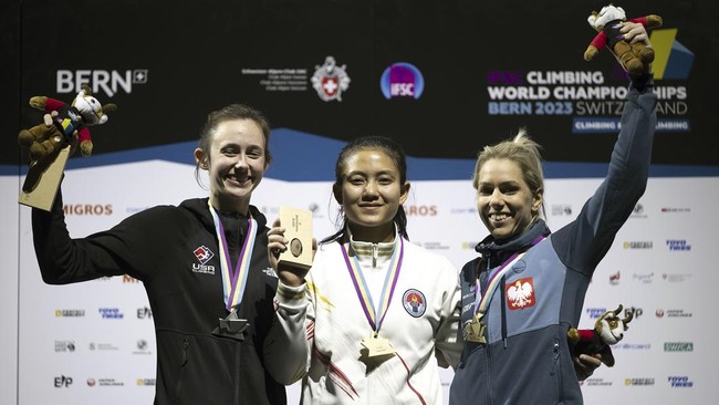 Sebanyak tujuh atlet panjat tebing memastikan tiket lolos ke Olimpiade 2024 di Paris, Prancis, lewat jalur Kejuaraan Dunia 2023 di Bern, Swiss.