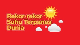 INFOGRAFIS: Rekor-rekor Suhu Terpanas Dunia