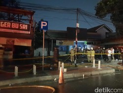 Sudah Padam, Begini Kondisi Rumah Makan-Parkiran di Gandaria yang Terbakar
