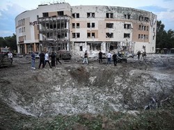 Rudal Rusia Hantam Hotel Basis PBB di Ukraina, 1 Orang Tewas-16 Luka