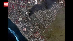 VIDEO: Penampakan Satelit Sebelum-Sesudah Kebakaran Hutan di Hawaii