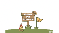 40 Ucapan Hari Pramuka 14 Agustus 2023, Dilengkapi dengan Twibbon