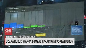 VIDEO: Udara Buruk, Warga Diimbau Pakai Transportasi Umum