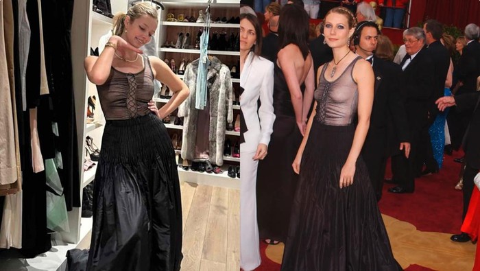 Gaya kembar Gwyneth Paltrow dan Apple Martin/ Foto: Instagram/gwynethpaltrow/ getty images/ corbis