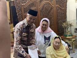 Sambangi Keluarga Gus Dur, Ganjar Dapat Pesan Khusus