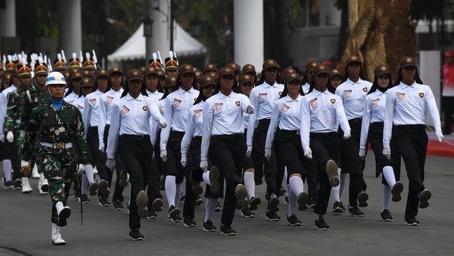 Berikut daftar lengkap nama-nama 76 anggota Paskibraka dalam Upacara 17 Agustus 2023 di Istana Merdeka. 