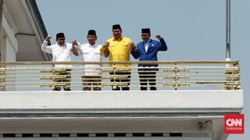 Koalisi 4 Partai Pendukung Prabowo Klaim Tidak Ada Arahan dari Jokowi