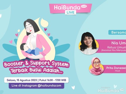 Ketahui Booster & Support System Terbaik Ibu Menyusui, Join Live di Sini Bun!