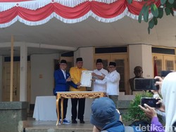 Momen 4 Ketum Parpol Tanda Tangan Deklarasi Dukung Prabowo Capres