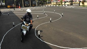 Polisi: Tingkat Keberhasilan Ujian SIM C Lintasan Baru Capai 90 Persen