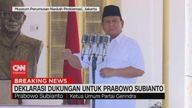 VIDEO: Pidato Prabowo di Deklarasi Capres PAN, PKB dan Golkar