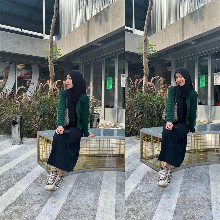 <p>Lewat media sosial, wanita yang juga menggeluti bidang akting dan tarik suara ini sering mengunggah deretan potret cantiknya beserta OOTD yang ia kenakan. (Foto: Instagram @adiba.knza)</p>