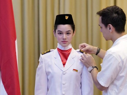 5 Potret Putri Rionaldo Stokhorst Jadi Paskibra, Bikin sang Ayah Terharu & Bangga
