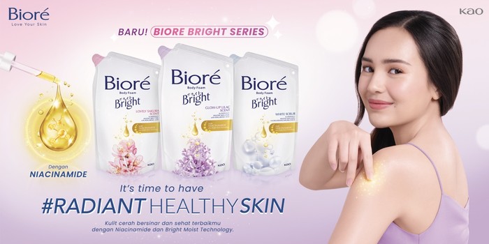 BIORE, rahasia dapatkan kulit sehat dan cerah bersinar di rumah