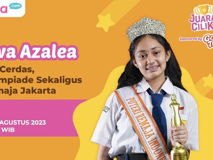 Kenalan dengan Zahwa Azalea Reza, Anak Cerdas Juara Puteri Remaja DKI Jakarta 2023