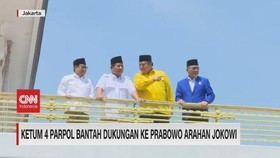 VIDEO: Ketum 4 Parpol Bantah Dukungan ke Prabowo Arahan Jokowi