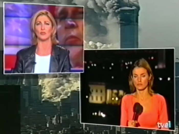 Letizia Ortiz Rocasolano saat Meliput Tragedi WTC/Foto: YouTube.com/Manu Guinarte