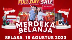 Transmart Full Day Sale Balik Lagi! Nikmati Diskon Jelang Hari Kemerdekaan RI 2023