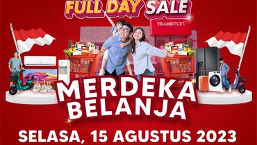 Transmart Full Day Sale Balik Lagi! Nikmati Diskon Jelang Hari Kemerdekaan RI 2023