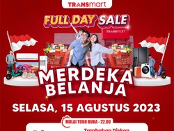 Transmart Full Day Sale Balik Lagi! Nikmati Diskon Jelang Hari Kemerdekaan RI 2023