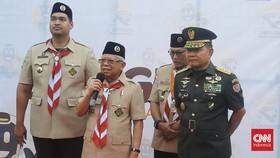 Ma'ruf soal Pramuka Tak Jadi Ekskul Wajib: Biar yang Masuk Punya Niat