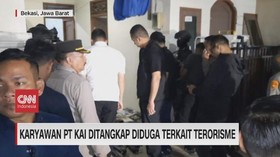 VIDEO: Karyawan PT KAI Ditangkap Diduga Terkait Terorisme