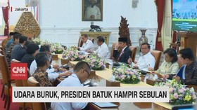 VIDEO: Udara Buruk, Presiden Batuk Hampir Sebulan