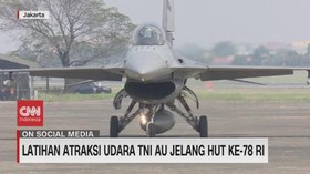 VIDEO: Latihan Atraksi Udara TNI AU Jelang HUT Ke-78 RI