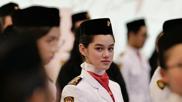 Jadi Paskibra, Kecantikan Putri Rionaldo Stokhorst Mencuri Perhatian