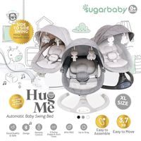 Review Sugar Baby Hug Me Automatic Baby Swing Bed - Haibunda.com