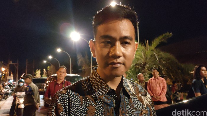 Wali Kota Solo Gibran Rakabuming Raka di Lokananta Solo, Selasa (15/8/2023) malam.