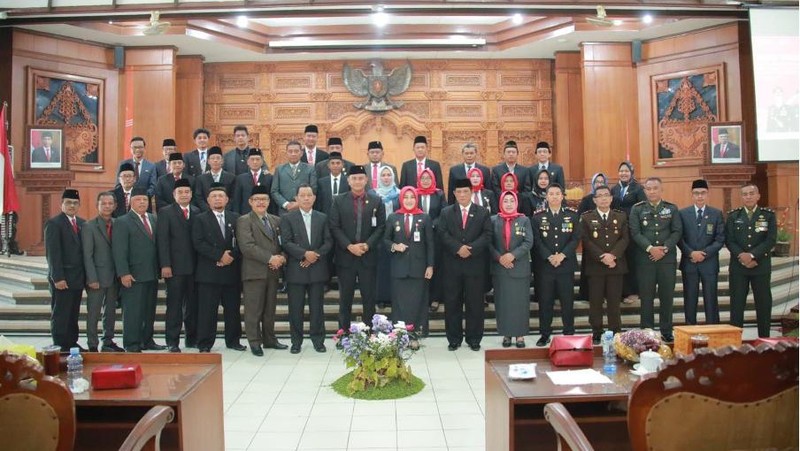 Forkopimda Klaten Saksikan Pidato Kenegaraan Presiden di Sidang HUT RI