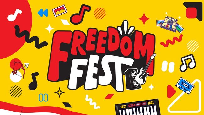 Pengunjung bisa datang ke Freedom Fest dari CNN Indonesia secara gratis tanpa biaya, cukup dengan mendaftar dalam artikel ini.